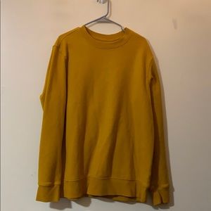 Mustard crew neck